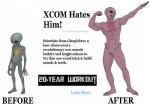 advertisement ayy_lmao before_and_after biped black_eyes empty_eyes fake_advertisement featureless_chest featureless_crotch flexing front_view grey_body grey_skin humor male muscular muscular_humanoid muscular_male not_furry nude parody pose sad shitpost solo standing text transformation what methados one_weird_trick x-com alien humanoid sectoid 2015 digital_media_(artwork) english_text full-length_portrait hi_res meme portrait