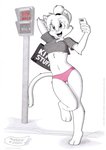 3_toes anthro barefoot cellphone clothing digitigrade electronics feet female panties panty_shot phone shopping summer thigh_gap toes traffic_light underwear walking tirashanks_(artist) conny_valentine conny_valentine_(tirashanks) domestic_cat felid feline felis mammal