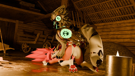 anal anal_penetration animal_genitalia animal_penis anthro anthro_on_anthro anthro_penetrated anthro_penetrating anthro_penetrating_anthro armor balls biped black_hand black_hands body_hair breastplate butt c.a.m. canine_genitalia canine_penis chrome chrome_body cybernetics digitigrade duo erection fingers fluffy fluffy_ears fluffy_hair fluffy_tail fur genitals glowing glowing_body glowing_eyes green_body green_eyes grey_body grey_fur grey_hair hair knot machine male male/male male_penetrated male_penetrating male_penetrating_male metal metallic_body military multicolored_body neck_tuft nude open_mouth orange_body penetration penile penile_penetration penis prosthetic protogen_armor protogen_face protogen_visor protogenized robotic screen screen_face sex smile soldier special_forces tail tail_tuft tuft warrior white_body vibincane9 mythology cane9 yuri_chacal canid canine canis dragon jackal mammal mythological_creature mythological_scalie novabeast protogen scalie 16:9 3d_(artwork) blender_(artwork) colored digital_media_(artwork) hi_res widescreen