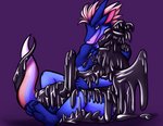 anthro cuddling duo latex male male/male melting tail naughtygryph mythology resin_drake teryx_commodore animate animate_inanimate dragon mythological_creature mythological_scalie scalie absurd_res hi_res