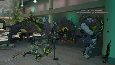 anal anthro anus balls bodily_fluids cum dialogue doggystyle dominant feral from_behind_position genital_fluids genitals group group_sex gun indoor_sex knotting male male/male mall precum profanity ranged_weapon rough_sex sex text weapon trashy_sfm dollymolly323_(modeler) epic_games fortnite hoyoverse mihoyo mythology zenless_zone_zero dire_(fortnite) hati_(zzz) hybrid_(fortnite) polar_patroller thunder_(fortnite) bear canid canine canis dragon ethereal_(zzz) humanoid komodo_dragon lizard mammal monitor_lizard monster mythological_canine mythological_creature mythological_scalie polar_bear reptile scalie ursine werecanid werecanine werecreature werewolf wolf 16:9 3d_(artwork) 4k absurd_res digital_media_(artwork) english_text hi_res source_filmmaker_(artwork) widescreen