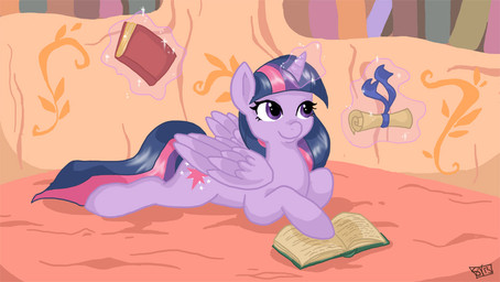 book feathered_wings feathers female feral fur hair horn multicolored_hair purple_body purple_feathers purple_fur purple_hair scroll solo two_tone_hair wings hybridance friendship_is_magic hasbro my_little_pony mythology twilight_sparkle_(mlp) equid equine mammal mythological_creature mythological_equine winged_unicorn 2013
