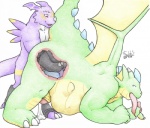 2008 3_toes anal anal_fisting anal_penetration anthro bandai_namco biped bodily_fluids brokenwing colored_pencil_(artwork) countershading cum digimon digimon_(species) dragon dragoneer_(character) european_mythology fakemon fan_character feet fisting flamedramon freckles_(artist) genital_fluids genitals group humanoid_genitalia humanoid_penis internal long_tongue male male/male male_penetrated male_penetrating male_penetrating_male male_pred male_prey membrane_(anatomy) membranous_wings murasadramon mythological_creature mythological_scalie mythology open_mouth penetration penis scalie sex tail toes tongue tongue_out traditional_media_(artwork) vore western_dragon wings