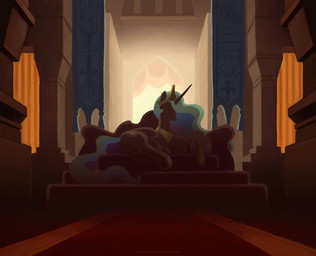 blue_hair blue_tail butt casual_nudity choker column crown cutie_mark feathered_wings feathers female feral fluffy fluffy_hair fluffy_tail fur furniture genitals gold_(metal) gold_choker gold_crown gold_jewelry gold_necklace gold_tiara green_hair green_tail hair headgear hooves horn inside jewelry light long_hair long_horn long_tail lying mature_female mature_feral multicolored_hair multicolored_tail necklace nude pillow pink_hair princess purple_tail royalty shadow sofa solo sunlight tail teats tiara unicorn_horn vulva white_body white_feathers white_fur wings chaosrruruus dark_souls friendship_is_magic fromsoftware hasbro my_little_pony mythology princess_celestia_(mlp) equid equine mammal mythological_creature mythological_equine winged_unicorn 2013