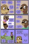 2:3 anthro base_three_layout beaver black_nose border buckteeth clothed clothing comic dialogue english_text eyewear female fur glasses grey_body grey_fur grid_layout hi_res lisa_(study_partners) mammal mustelid otter regular_grid_layout rodent sarah_(study_partners) six_frame_grid six_frame_image study_partners teeth text three_row_layout thunderouserections white_border young young_anthro