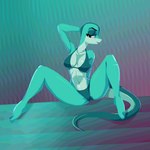 anthro bikini breasts clothing female solo swimwear two-piece_swimsuit scrapshoot cross_country_detours looney_tunes merrie_melodies tex_avery warner_brothers rita_skopt lizard reptile scalie 1:1 hi_res