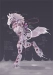 anthro biped bodily_fluids cum cum_covered fur genital_fluids leg_cuffs male messy restraints running slim_anthro slim_male solo straitjacket tube_in_ass tube_in_mouth white_body white_fur astat1ne equid equine horse mammal absurd_res hi_res