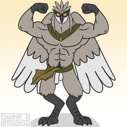 3_toes abs anthro balls beak body_hair claws eyebrows feathers feet foreskin genitals gradient gradient_background grey_body happy_trail humanoid_genitalia humanoid_penis looking_at_viewer male mostly_nude muscular muscular_anthro muscular_male open_mouth outline penis pubes shadow simple_background simple_coloring simple_eyes solo standing toes tongue white_background wings yellow_eyes sweet.lemons a_mathematically_perfect_redemption star_trek star_trek_lower_decks rawda areore avian 1:1 2022 digital_media_(artwork) digital_painting_(artwork) hi_res painting_(artwork) signature