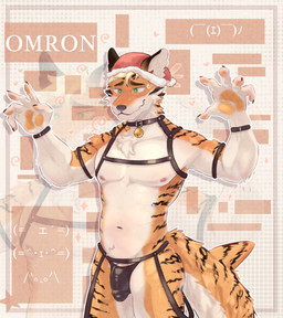 anthro barely_visible_genitalia barely_visible_penis bell bell_collar blush blush_lines bottomwear christmas_clothing clothing collar genitals green_eyes hands_up harness holidays humanoid_genitalia humanoid_penis jockstrap male penis shy solo standing tight_bottomwear tight_clothing tight_jockstrap tight_underwear underwear flokyss christmas aquatic felid fish hybrid mammal pantherine requiem_shark shark tiger tiger_shark hi_res