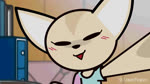 16:9 2d_animation aggretsuko animated anthro audible_laugh blush canaryprimary canid canine clothing dialogue dirty_talk empty_eyes english_audio female fennec_fox fenneko fox gesture hand_gesture hi_res humor insult insulting_viewer laugh looking_at_viewer mammal on_model on_style pajamas profanity recording sanrio short_playtime solo sound sound_warning stylized_empty_eyes talking_to_viewer true_fox v_sign voice_acted webm widescreen