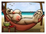 5_fingers 5_toes anthro areola beach beverage big_areola big_breasts big_nipples biped breast_grab breast_play breast_suck breasts clothing coconut coconut_drink colored_nails drupe_(fruit) eyewear eyewear_only feet female female_anthro fingers food fruit fur group hair half-closed_eyes hammock hand_on_breast horn huge_breasts humanoid_feet lying mature_anthro nails narrowed_eyes nipple_fetish nipple_play nipple_suck nipples nude outside plant plantigrade purple_body sand seaside self_suckle soles solo_focus sucking suckling sunglasses sunglasses_only swimwear toes trio water white_body white_fur wu_capy deltarune undertale_(series) kris_(deltarune) susie_(deltarune) toriel bovid caprine goat human mammal reptile scalie digital_media_(artwork) hi_res