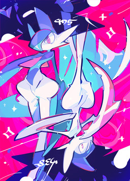 ambiguous_gender chest_spike long_legs micro_thighs not_furry skinny solo spikes spikes_(anatomy) thin_calves thin_legs thin_thighs wide_hips k_szk nintendo pokemon gallade generation_4_pokemon generation_6_pokemon humanoid mega_evolution mega_gallade pokemon_(species) hi_res