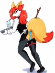 anthro blush braixen butt canine clothing collar cute drink female fennec fox fur mammal nintendo open_mouth orange_fur plain_background plantigrade pokémon red_eyes red_fur solo stick tierafoxglove twig video_games waiter wardrobe_malfunction white_fur yellow_fur
Rating: Safe
Score: 14
User: kovushane
Date: April 02, 2014