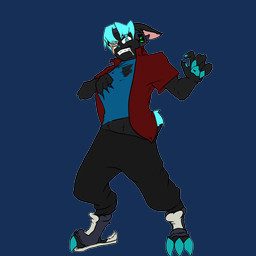 anthro bodily_fluids downloading dripping ears_back fur fur_growth growth machine male mid_transformation pawpads pivoted_ears protogenized saliva saliva_drip solo tail_growth_in_pants tearing_own_clothing torn_shoes transformation virus biohound protogen werecreature 1:1 absurd_res alpha_channel hi_res