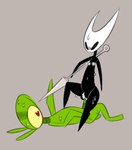 anthro bodily_fluids breasts duo female genital_fluids genitals heart_eyes heart_symbol male male/female penetration pussy rape_play sex simple_background small_breasts stepped_on sweat vaginal vaginal_fluids vaginal_penetration hhbrother hollow_knight team_cherry hornet_(hollow_knight) manny_(hhbrother) ambiguous_species arthropod insect mantis sketch