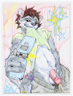 Rating: e
ID: 5659818
Date: 2025-06-22 06:38:53 -0400
Status: active
Score: 55
anthro balls bodily_fluids bottomwear bottomwear_down brown_hair cellphone clothed clothing electronics erection flip_phone genital_fluids genitals grey_body hair hi_res holding_object holding_phone homomancer male male_peeing navel pants pants_down partially_clothed peeing peeing_while_erect penis phone phone_charm pubes selfie shirt_in_mouth solo species_request star_symbol traditional_media_(artwork) urine urine_stream vein veiny_penis whiskers post #5659818
