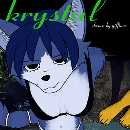 anthro blue_body blue_fur female fur looking_at_viewer solo swimming_pool white_body white_fur yiffium around_the_fur_(album) deftones nintendo star_fox fox_mccloud krystal_(star_fox) canid canine fox mammal 1:1
