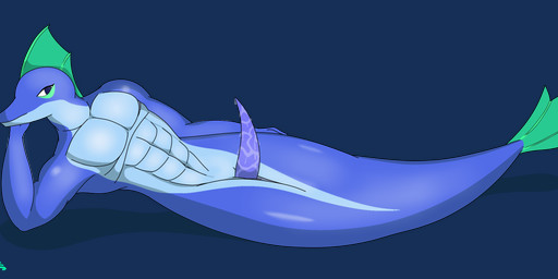 abs animal_genitalia anthro belly blue_belly blue_body blue_skin cloaca cloacal_penis countershade_torso countershading fin genitals glistening glistening_body glistening_skin green_fin hand_on_hip hand_under_chin lying male muscular muscular_male navel on_side pecs penis simple_background solo split_form transparent_background vertical_cloaca wet wet_penis eel_(artist) calamity_(terraria_mod) terraria sea_king_amidias_(terraria_mod) aquatic fish merfolk seahorse syngnathid syngnathiform alpha_channel colored digital_media_(artwork) hi_res