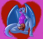 anthro heart_symbol holidays latex male nude pose seductive solo tail kotetsu_rexen mythology valentine's_day kotetsu_(character) dragon mythological_creature mythological_scalie scalie