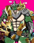 anthro big_muscles bulge clothed clothing countershading fur grope group heart_symbol male muscular muscular_male nipples non-mammal_nipples open_mouth secret smile tongue tongue_out bearlovestiger13 league_of_legends riot_games tencent azir_(lol) nasus_(lol) renekton anubian_jackal canid canine canis crocodile crocodilian jackal mammal reptile scalie hi_res brother_(lore) brothers_(lore) incestuous_temptation_(lore) sibling_(lore)