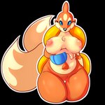 anthro areola arm_under_breasts big_breasts breasts female fur genitals looking_at_viewer nipples pink_areola pink_nipples pussy simple_background slightly_chubby smile solo standing tail thick_thighs thigh_gap transparent_background tuft wide_hips wisty nintendo pokemon floatzel generation_4_pokemon mammal pokemon_(species) 1:1 absurd_res alpha_channel hi_res