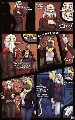 age_difference anthro anthro_on_anthro assertive_female bedroom_eyes beverage bite breasts bulge car chair clothed clothed_anthro clothed_female clothed_male clothing dialogue dominant dominant_anthro dominant_female duo ear_bite erect_nipples erection erection_under_clothing eyewear female female_anthro foreskin fully_clothed fully_clothed_anthro fully_clothed_female fully_clothed_male fur furniture genitals glasses hair handjob inside male male/female male_anthro medium_breasts motor_vehicle multicolored_body multicolored_fur narrowed_eyes nipples nipples_through_clothes outside outside_sex party penile penis questionable_consent seductive sex short_hair size_difference standing text throbbing throbbing_penis vehicle maxizz nintendo pokemon cyla_(starthemutts) felid feline generation_7_pokemon generation_8_pokemon lagomorph legendary_pokemon leporid mammal pokemon_(species) rabbit raboot zeraora absurd_res comic english_text hi_res