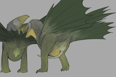 animal_genitalia beak belly big_belly biped bite butt claws cloaca cloacal_penis dewlap_(anatomy) duo erection feral genitals green_body green_penis herm herm/herm imminent_sex intersex intersex/intersex long_penis looking_back membrane_(anatomy) membranous_tail membranous_wings neck_tuft nude open_mouth penis plant plantigrade rear_view simple_background size_difference spread_cloaca spread_wings spreading tail tapering_penis teeth toothed_beak tuft unusual_anatomy wings yellow_belly yellow_neck zw3 mythology dragon elemental_creature flora_fauna mythological_creature mythological_scalie scalie 2026 digital_drawing_(artwork) digital_media_(artwork) hi_res sketch