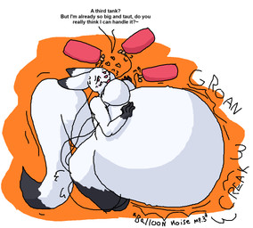 air_inflation belly belly_inflation big_belly big_breasts big_tail blush blush_lines breasts creaking dipstick_tail featureless_breasts female gloves_(marking) heart_symbol hose hose_in_butt hose_inflation huge_belly huge_hips huge_tail huge_thighs hyper hyper_belly hyper_inflation inflation leg_markings markings nude object_in_ass overweight overweight_female rumbling_stomach simple_background socks_(marking) tail tail_markings talking_to_self text thick_thighs wide_hips 6saw789 domestic_cat felid feline felis mammal 2024 aliasing digital_drawing_(artwork) digital_media_(artwork) english_text shaded