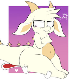 ambiguous_gender angry annoyed anthro belly big_butt body_worship border butt butt_worship crossed_arms duo facesitting hand_on_butt heart_symbol horn long_ears navel purple_eyes sitting_on_another slightly_chubby tail thick_thighs white_body white_border blitzyflair chikn_nuggit mythology fwench_fwy_(chikn_nuggit) iscream_(chikn_nuggit) dragon lagomorph leporid mammal mythological_creature mythological_scalie rabbit scalie 2023 absurd_res digital_media_(artwork) hi_res nonbinary_(lore)