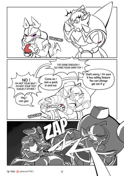 clothing dialogue female male pokeball text ttux3 nintendo pokemon pokemon_khronull roman_(ttux3) chesnaught generation_4_pokemon generation_6_pokemon lucario pokemon_(species) absurd_res comic english_text hi_res url
