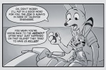 2017 anthro arctic_fox canid canine comic disney english_text female fox jack_savage lagomorph leporid male mammal rabbit rockbottomfeeder skye_(zootopia) text true_fox zootopia