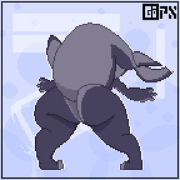 anthro butt dolphin_tail female grey_arms grey_butt grey_legs grey_tail purple_body shaking_butt solo tail gipx hera_(reececav27) aquatic cetacean dolphin mammal oceanic_dolphin orca toothed_whale 1:1 animated animated_gif digital_media_(artwork) hi_res pixel_(artwork) pixel_animation short_playtime