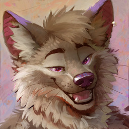 anthro bedroom_eyes bottomwear cheek_tuft claws clothing cocky ear_piercing ear_ring eyebrows facial_tuft fluffy fur fur_markings grey_body grey_fur half-closed_eyes head_tuft male markings multicolored_body multicolored_fur narrowed_eyes neck_tuft open_mouth pants piercing pointy_ears pose purple_body purple_eyes purple_fur purple_nose ring_piercing seductive shadow snout solo standing teeth teeth_showing tuft whisker_spots whiskers latrans dl_wolf_(dl2288) canid canine canis mammal wolf hi_res