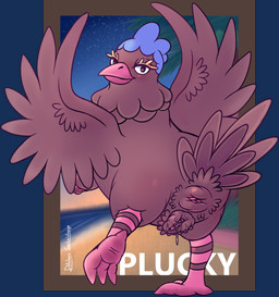 3_toes 4_toes anisodactyl anthro anthrofied anus areola avian_butt beak belly biped blue_body blue_skin bodily_fluids breasts brown_body brown_feathers brown_nipples butt claws clitoris curvy_figure feathered_wings feathers feet female genital_fluids genitals half-closed_eyes multicolored_body multicolored_feathers multicolored_skin narrowed_eyes nipples non-mammal_breasts non-mammal_nipples nude outside pink_feet presenting presenting_anus presenting_breasts presenting_vulva semi-anthro solo sunset tail tail_feathers talons toe_claws toes tuft two_tone_body two_tone_skin vaginal_fluids vulva wings patohoro animal_crossing nintendo plucky_(animal_crossing) avian bird chicken galliform phasianid alpha_channel hi_res