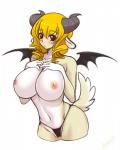 big_breasts blush breasts curved_horn female horn membrane_(anatomy) membranous_wings nipples red_eyes simple_background solo white_background wings nataly-b animal_humanoid bovid bovid_humanoid caprine caprine_demon caprine_humanoid demon humanoid mammal mammal_humanoid sheep_demon sheep_humanoid 2014 hi_res