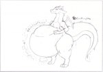 anthro belly big_belly big_butt big_tail butt digestion digestion_noises dragon half-closed_eyes hand_on_belly horn huge_belly huge_butt huge_thighs hyper hyper_belly hyper_butt hyper_thighs legends01 looking_pleasured male mythological_creature mythological_scalie mythology narrowed_eyes overweight scalie solo tail thick_thighs traditional_media_(artwork) vore weight_gain wide_hips wings zyren_(legends01)