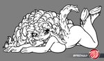 anthro arched_back bell bell_collar big_hair blush breast_squish breasts butt collar collar_only cowbell crawling curled_fur curled_hair ear_piercing eyelashes facial_scar female floppy_ears fur hair hooves lips long_ears long_eyelashes long_hair looking_at_viewer lying lying_on_ground nude on_front on_ground piercing raised_tail scar side_boob smile smiling_at_viewer solo squish tail thick_lips wool_(fur) predaguy sega sonic_the_hedgehog_(series) fan_character nina_the_sheep bovid caprine mammal sheep