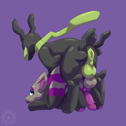 anal anal_penetration anus balls big_anus big_balls duo feral genitals knot male male/male paws penetration penis lewdkitten069 nintendo pokemon entro'pi generation_5_pokemon generation_7_pokemon legendary_pokemon pokemon_(species) zorua zygarde zygarde_10_forme 1:1 absurd_res hi_res