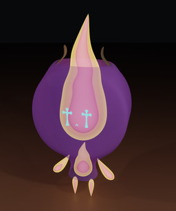 ambiguous_gender biped blue_eyes fire floating_head floating_limbs frown lamp lantern not_furry simple_background solo standing symbol-shaped_eyes unusual_eyes pinkmoth fakemon lameni animate_inanimate elemental_creature fire_creature humanoid 2019 3d_(artwork) 5:6 digital_media_(artwork) hi_res
