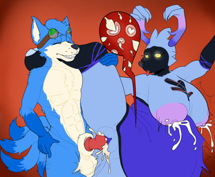 ahegao animal_genitalia animal_penis anthro anthro_on_anthro anthro_penetrated anthro_penetrating anthro_penetrating_anthro areola balls belly big_areola big_belly big_breasts bodily_fluids breasts breath butt canine_genitalia canine_penis chest_tuft clothed clothed_anthro clothed_female clothing cum cum_ballooning cum_in_vagina cum_inflation cum_inside duo excessive_cum excessive_genital_fluids eyewear eyewear_on_head female female_anthro female_penetrated fur genital_fluids genitals goggles goggles_on_head heart_symbol horn huge_belly impregnation impregnation_while_pregnant inaccurate_knotting inflation knot knotted_penis knotting lactating looking_pleasured male male/female male_anthro male_penetrating male_penetrating_female milk multicolored_body multicolored_fur multiple_ova nipples nude nude_anthro nude_male ovum ovum_with_heart panting penetration penile penile_penetration penis penis_in_vagina pregnant pregnant_anthro pregnant_female pregnant_sex sex simple_background sperm_cell sperm_dominating_ovum superfetation tail thick_thighs tuft vaginal vaginal_penetration yellow_eyes barrybensonberry tigereyetopaz disney kingdom_hearts square_enix gilbert_(ss7xeno) winter_(tigereyetopaz) canid canine fox heartless mammal winterhorn_(kingdom_hearts) 2026 absurd_res colored digital_drawing_(artwork) digital_media_(artwork) flat_colors hi_res