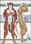 anthro communal_shower duo genitals gym male male/male muscular muscular_anthro muscular_male nude nude_anthro penis shower suds wet major_ward conrad_victor_ward tallyhawk felid lion mammal pantherine tiger hi_res