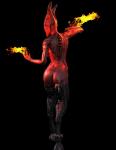 butt female fire hooves horn solo agony_(franchise) onoskelis onoskelis_(agony) demon demon_humanoid horned_humanoid humanoid monster monstrous_humanoid satyr absurd_res alpha_channel hi_res source_request