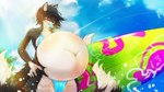 anthro belly bikini blue_eyes blue_sky clothing cloud eating female food outside palm_tree plant popsicle popsicle_melting sky soft_vore solo squish surfboard swimwear tail tree two-piece_swimsuit vore diabolusridens furaffinity zoru canid canine domestic_cat felid feline felis fox mammal 16:9 2023 alternate_version_at_source digital_drawing_(artwork) digital_media_(artwork) digital_painting_(artwork) hi_res shaded signature soft_shading widescreen