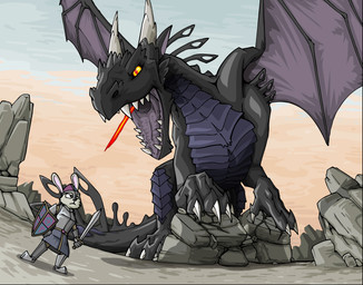 ambiguous_gender anthro armor black_eyes blood bodily_fluids bone breath_powers claws death duo electricity electricity_breathing electricity_manipulation elemental_manipulation feral fire fire_breathing fire_manipulation frozen headgear helmet holding_melee_weapon holding_object holding_shield holding_sword holding_weapon humor ice ice_breathing ice_manipulation knight lightning male melee_weapon membrane_(anatomy) membranous_wings music red_eyes rock shield skeleton sword warrior weapon wings tirrel european_mythology mythology vengaboys we_like_to_party!_(vengaboys) bunnylot_(tirrel) dragolot_(tirrel) dragon lagomorph leporid mammal mythological_creature mythological_scalie rabbit scalie western_dragon 2010 2d_animation animated digital_drawing_(artwork) digital_media_(artwork) loop short_playtime sound video