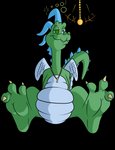 claws fangs feet green_body green_eyes hypnosis jewelry mind_control necklace simple_background smile spikes tail teeth toe_claws transparent_background salmacisreptile dragon_tales mythology pbs zak_(dragon_tales) dragon mythological_creature mythological_scalie reptile scalie 2015 alpha_channel