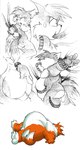 anthro belly big_belly butt female fur hose hose_inflation inflation orange_body orange_fur overweight solo stuffing krystalvix sega sonic_the_hedgehog_(series) miles_prower canid canine fox mammal 2007
