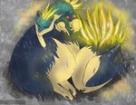 ambiguous_gender eyes_closed feral fire fur group snow snowing yellow_body yellow_fur conditional_dnp wolftacos nintendo pokemon cyndaquil generation_2_pokemon mammal pokemon_(species) quilava typhlosion absurd_res digital_media_(artwork) hi_res