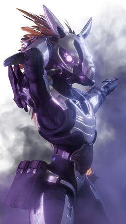 anthro armor claws explosives face_covered feather_hair feathered_crest feathers female finger_claws flat_chested fog full_armor gas_mask gesture glowing glowing_eyes grenade grey_body grey_scales hand_behind_head hand_gesture hand_on_head head_crest headgear helmet incendiary_grenade mask pink_eyes pointing pose pouch_(clothing) pseudo_hair raised_arm scales small_waist solo standing weapon yellow_body yellow_feathers synca pickle_juice_(modeler) halo_(series) microsoft xbox_game_studios syn_cah alien avian kig-yar scalie t'vaoan 3d_(artwork) 9:16 colored digital_media_(artwork) hi_res