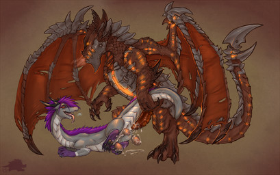 bodily_fluids breath claws cum duo egg female feral feral_on_feral genital_fluids grey_body hair male male/female open_mouth oviposition pull_out purple_hair red_eyes saliva simple_background spiked_tail spikes spikes_(anatomy) tail tongue vaginal_oviposition wings deezmo blizzard_entertainment mythology warcraft deathwing deezmo_(character) dragon mythological_creature mythological_scalie scalie 2016 hi_res