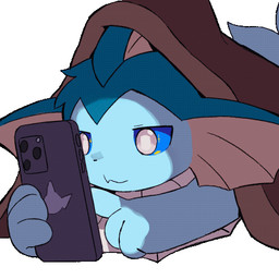 3_fingers ambiguous_anthro ambiguous_gender anthro blue_body blue_fur blue_sclera cellphone ear_fins electronics fin fingers frill_(anatomy) front_view fur head_fin holding_cellphone holding_object holding_phone holding_smartphone kemono neck_frill phone simple_background smartphone solo tail tail_fin tail_motion under_covers white_background white_eyes watashigu nintendo pokemon aquatic eeveelution generation_1_pokemon mammal pokemon_(species) vaporeon 1:1 2d_animation animated colored digital_media_(artwork) frame_by_frame loop low_res meme